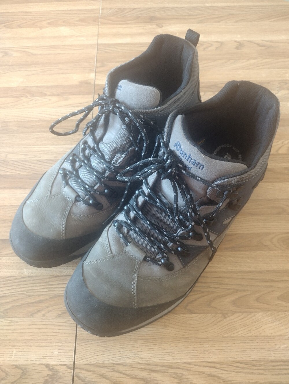 Men's Dunham Cloud Waterproof Size 14EE Slip Resistant Gray Hiking Boots - Picture 2 of 10